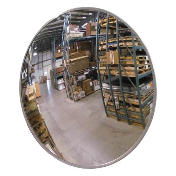 Outdoor Acrylic Convex Mirror with Galvanized Metal Back