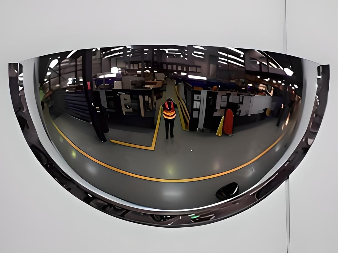 Enhancing Safety with Convex and Dome Mirrors: Applications in Traffic, Offices, and Warehouses