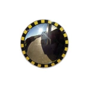 TCVO-26T-SB Outdoor Safety Border Convex Mirror with Heavy Plastic Backing