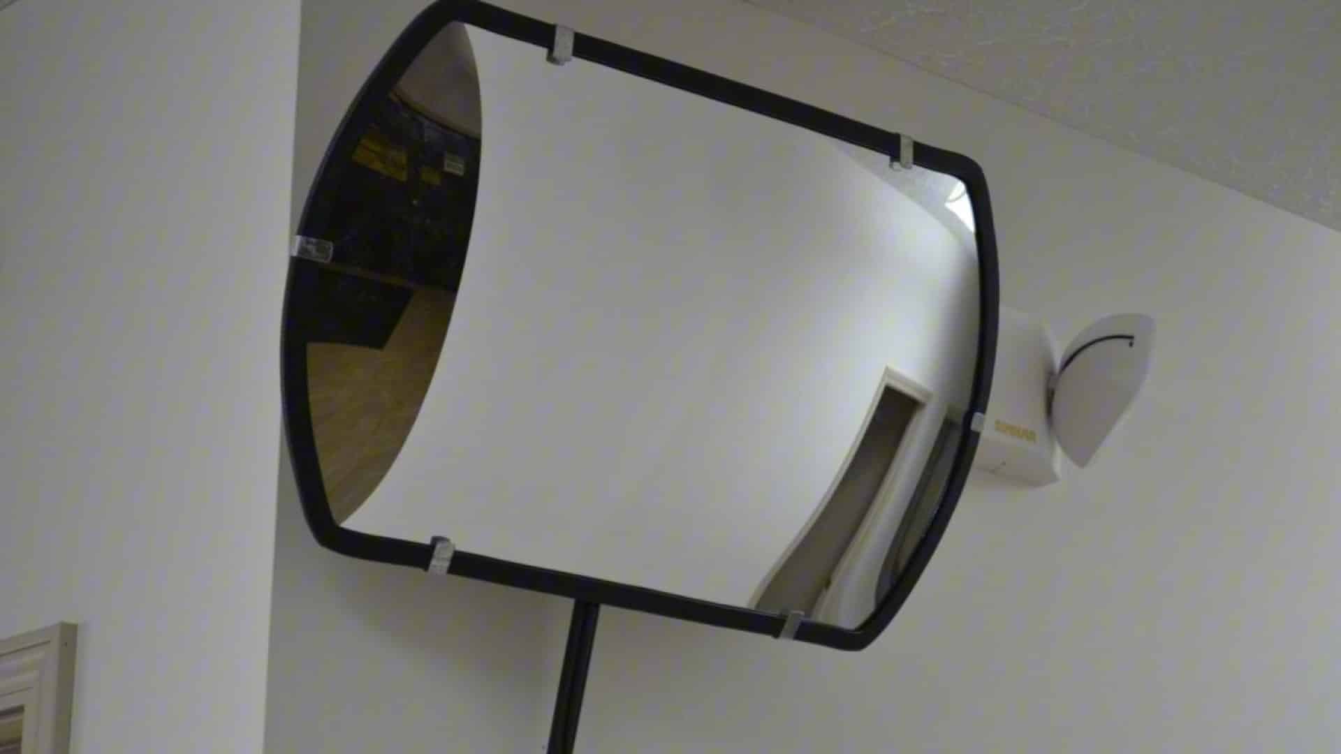 Why Rectangular Convex Mirrors Fit Low-Clearance Parking Garages